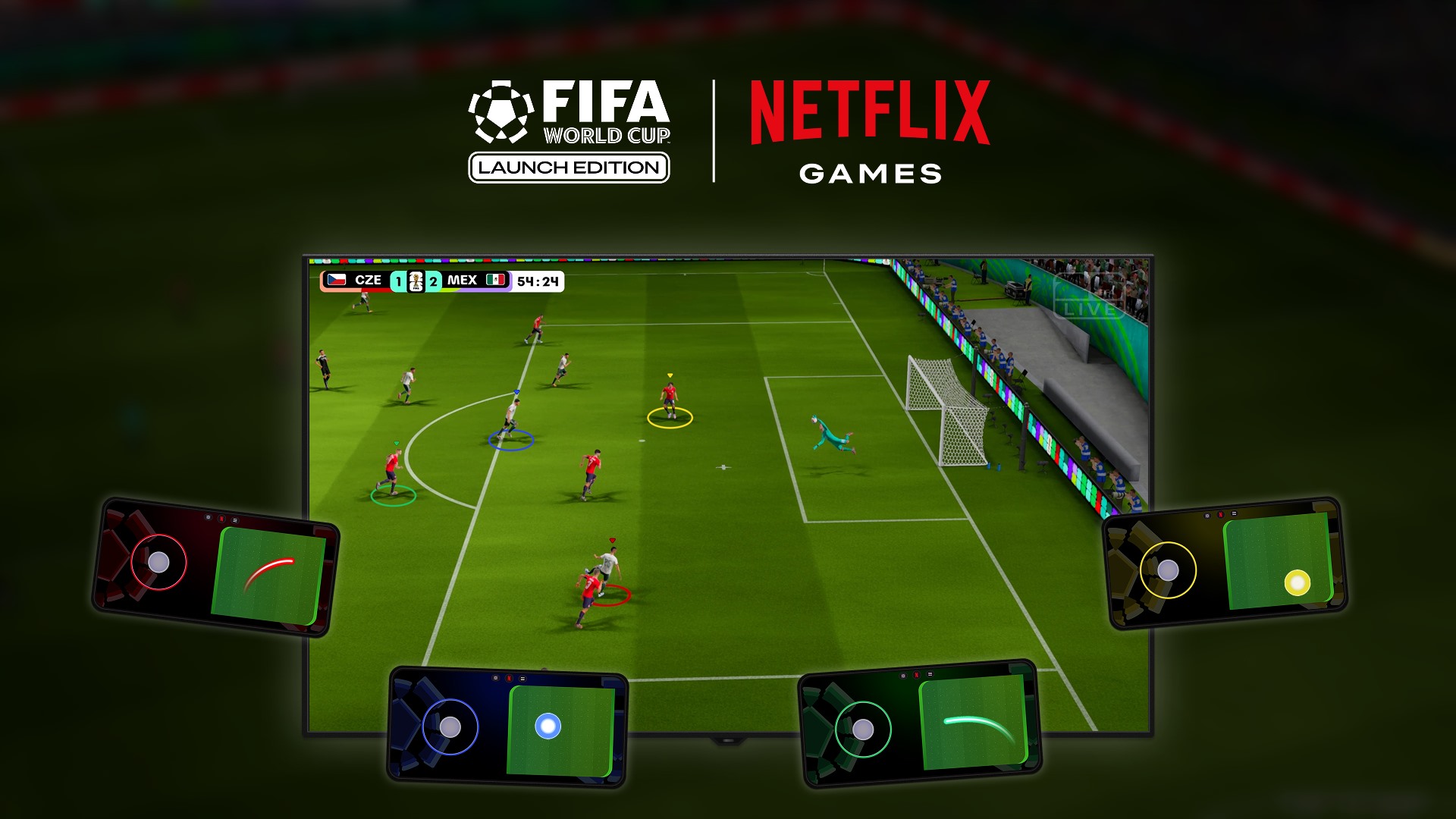 FIFA World Cup 2026 — Phone Controllers in Action